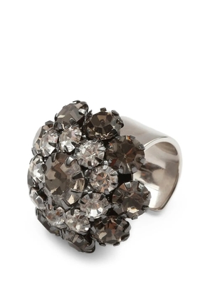 MM6 Maison Margiela crystal-embellished earcuff - Silver