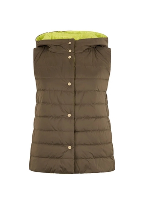 Herno hooded padded gilet - Brown