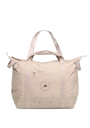 adidas x Stella McCartney logo-detail tote bag - Neutrals
