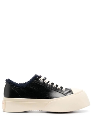 Marni almond-toe lace-up sneakers - Black