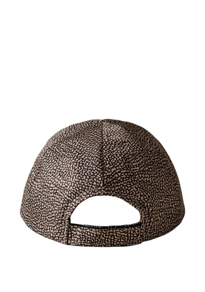 Borbonese printed hat - Brown