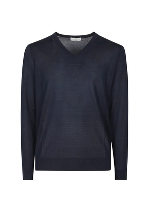 Ballantyne V-neck sweater - Blue