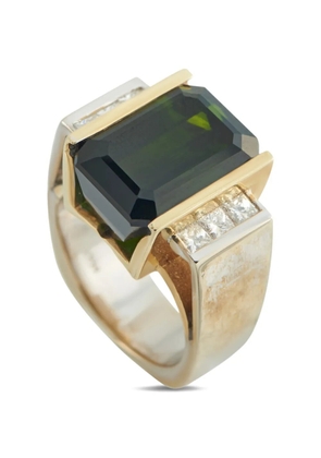 LB Exclusive diamond and tourmaline ring - Gold