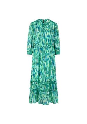 MARCCAIN ruffled midi dress - Green