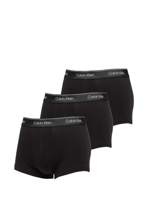 Calvin Klein logo-waistband boxers (set of three) - Black