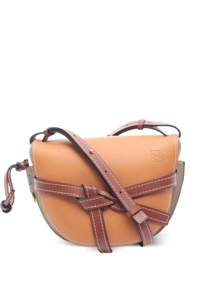 Loewe Pre-Owned 2010s small Gate leather crossbody bag - Neutrals