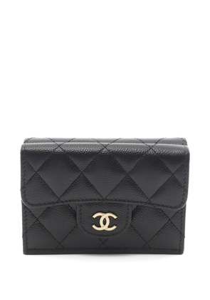 CHANEL Pre-Owned 2021 small Small Flap trifold wallet - Black