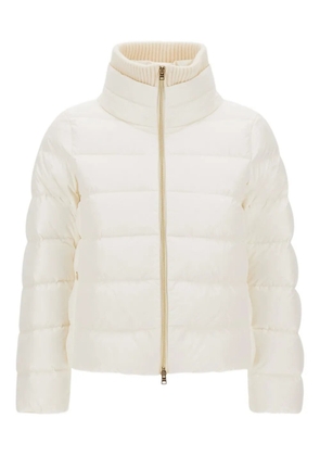 Herno quilted high-neck jacket - Neutrals