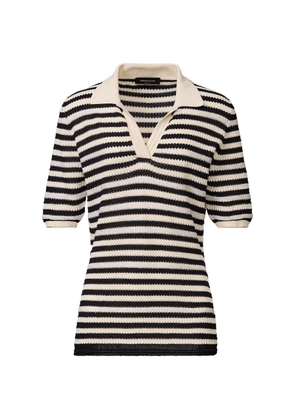 Fabiana Filippi V-neck striped top - Neutrals