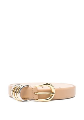 Déhanche Hollyhock Mix buckle belt - Neutrals