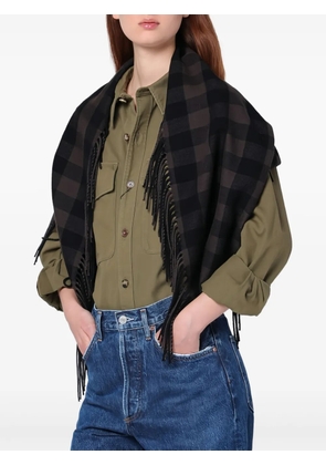 Destin checked scarf - Black