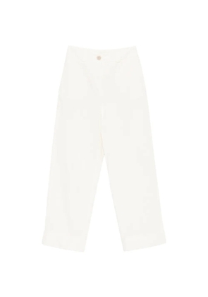 Peserico belt-loop cropped trousers - Neutrals