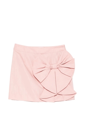 Essentiel Antwerp bow-detail mini skirt - Pink