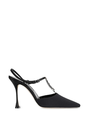 Manolo Blahnik Truta rhinestone-embellished pumps - Black