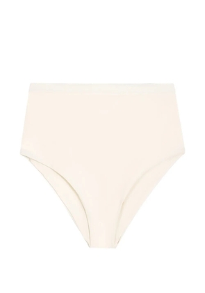 Jil Sander contrast-logo bikini bottom - Neutrals