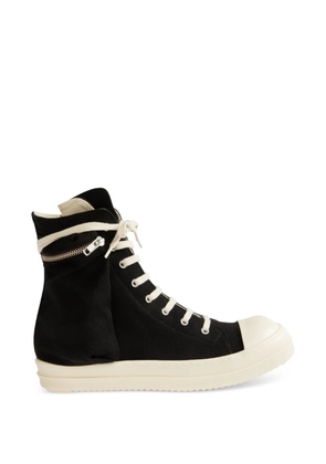 Rick Owens DRKSHDW zip cargo sneakers - Black