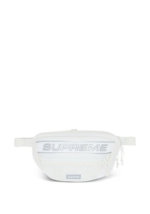 Supreme logo zip belt bag - White