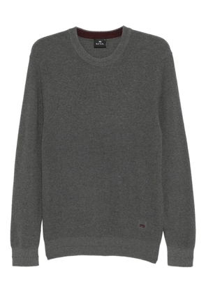 PS Paul Smith logo-embroidered sweater - Grey