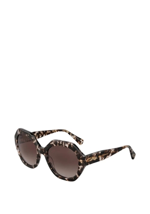Lancel Octavie geometric sunglasses - Brown