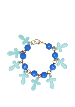 Enrico Coveri Vintage beaded charm bracelet - Gold