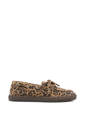 Copenhagen animal-print sneakers - Brown