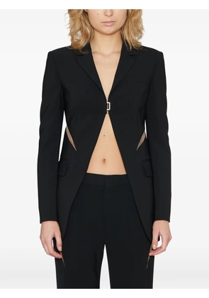DSQUARED2 cut-out single-breasted jacket - Black