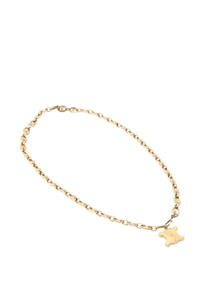 Celine Pre-Owned 2000s Triomphe-pendant belt - Gold
