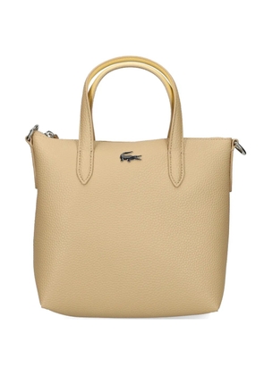 Lacoste small Anna tote bag - Neutrals