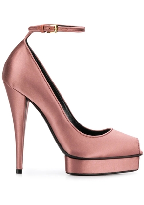 TOM FORD platform 130mm peep toe pumps - Pink