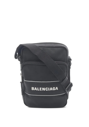 Balenciaga Pre-Owned 2010s logo-print shoulder bag - Black