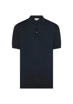 Seventy fine-knit polo shirt - Blue