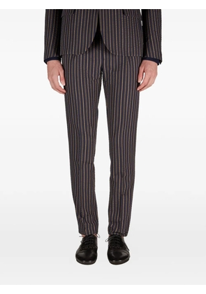 Daniele Alessandrini striped trousers - Blue
