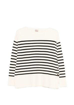Marella striped sweater - Neutrals