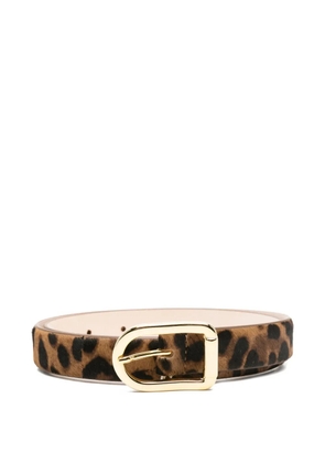 Déhanche Mija animal-print belt - Brown