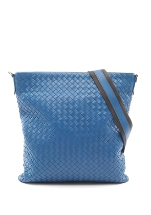 Bottega Veneta Pre-Owned 2010 Intrecciato leather shoulder bag - Blue
