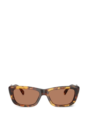 Miu Miu Eyewear tortoiseshell-effect sunglasses - Brown