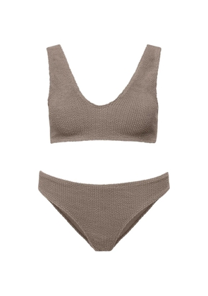 Sorbet Island Noa textured bikini - Brown
