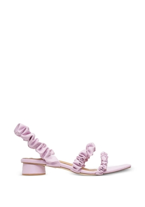 PACE Sponge ruched sandals - Purple
