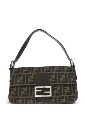 Fendi Pre-Owned 2000 Zucca baguette handbag - Black