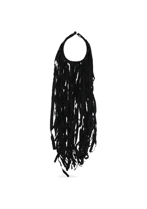 Maria Calderara fringed necklace - Black