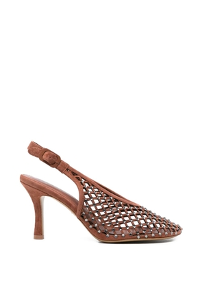 Lola Cruz Bruna studded sandals - Brown