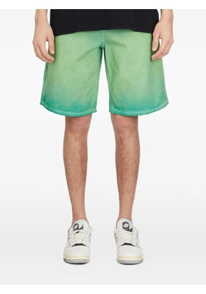 3PARADIS overdye denim shorts - Green