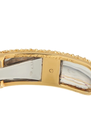 Buccellati engraved ruby cuff bracelet - Gold