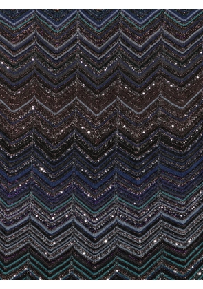 Missoni chevron-pattern scarf - Black