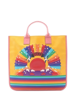 Gucci Pre-Owned Children's Rainbow Bird tote bag - Yellow