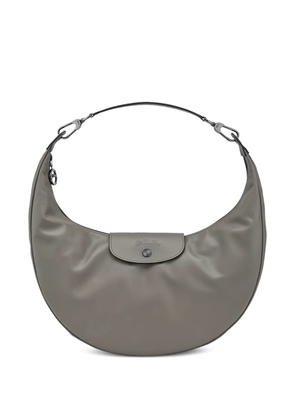 Longchamp Le Pliage Xtra flap top leather shoulder bag - Grey