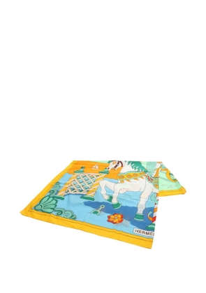 Hermès Pre-Owned 2000s graphic pareo - Yellow