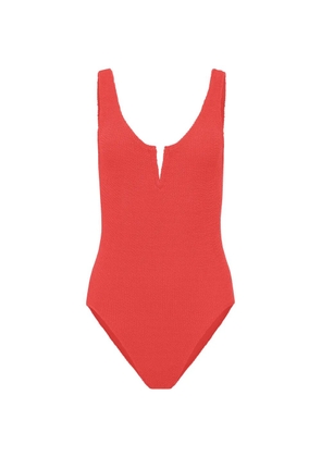 Sorbet Island Ava V-neck swimsuit - Red