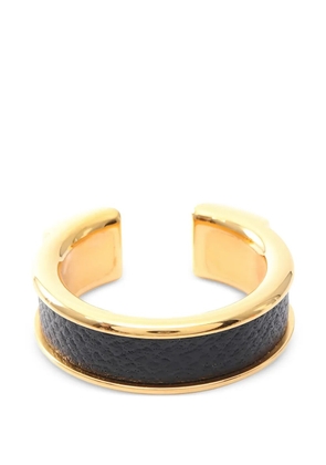 Hermès Pre-Owned 2010s Athena double-crew leather ring - Gold