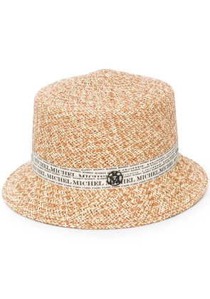 Maison Michel Arsene bucket hat - Neutrals